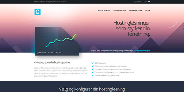 cHosting.dk - dansk webhotel med fantastisk service